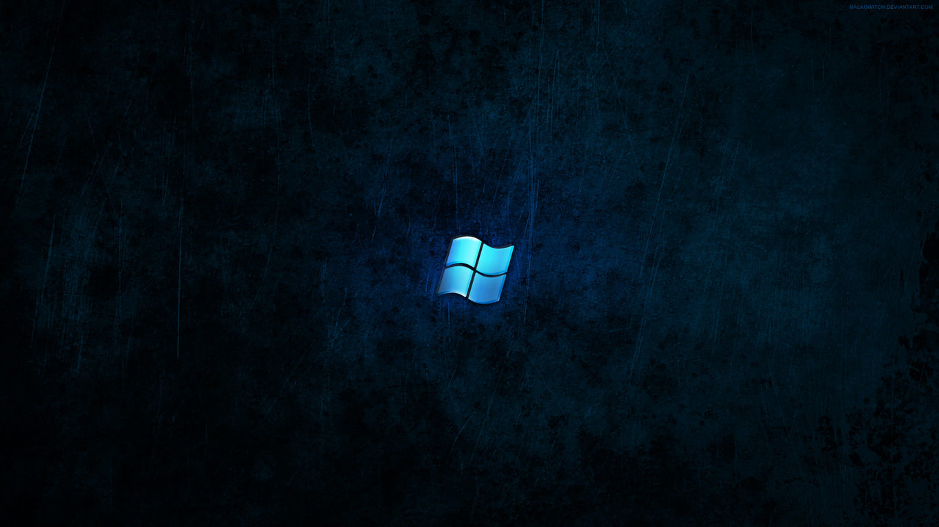 Windows DArk Blue Wallpaper