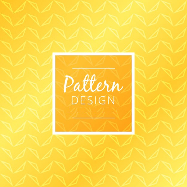 Yellow Pattern Design Free Vector