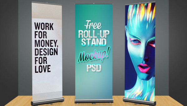 Download Free 21 Roll Up Mockups In Psd Indesign Ai