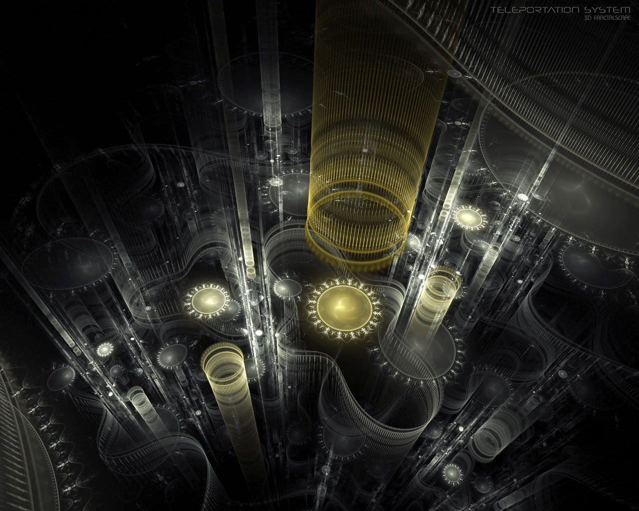 Abstract Artistic mechanical Wallpaper