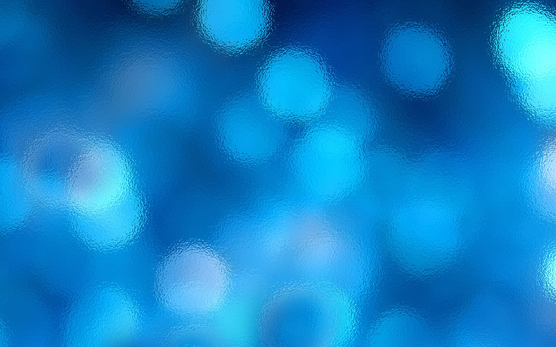 Abstract Blue Bubbles Background