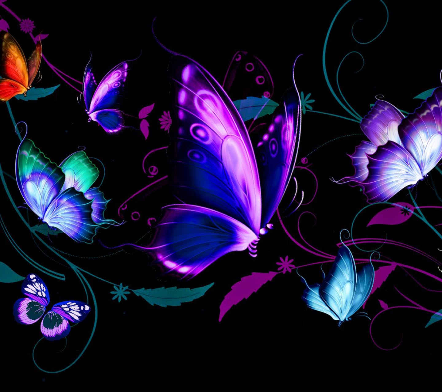 Abstract Butterfly Wallpaper