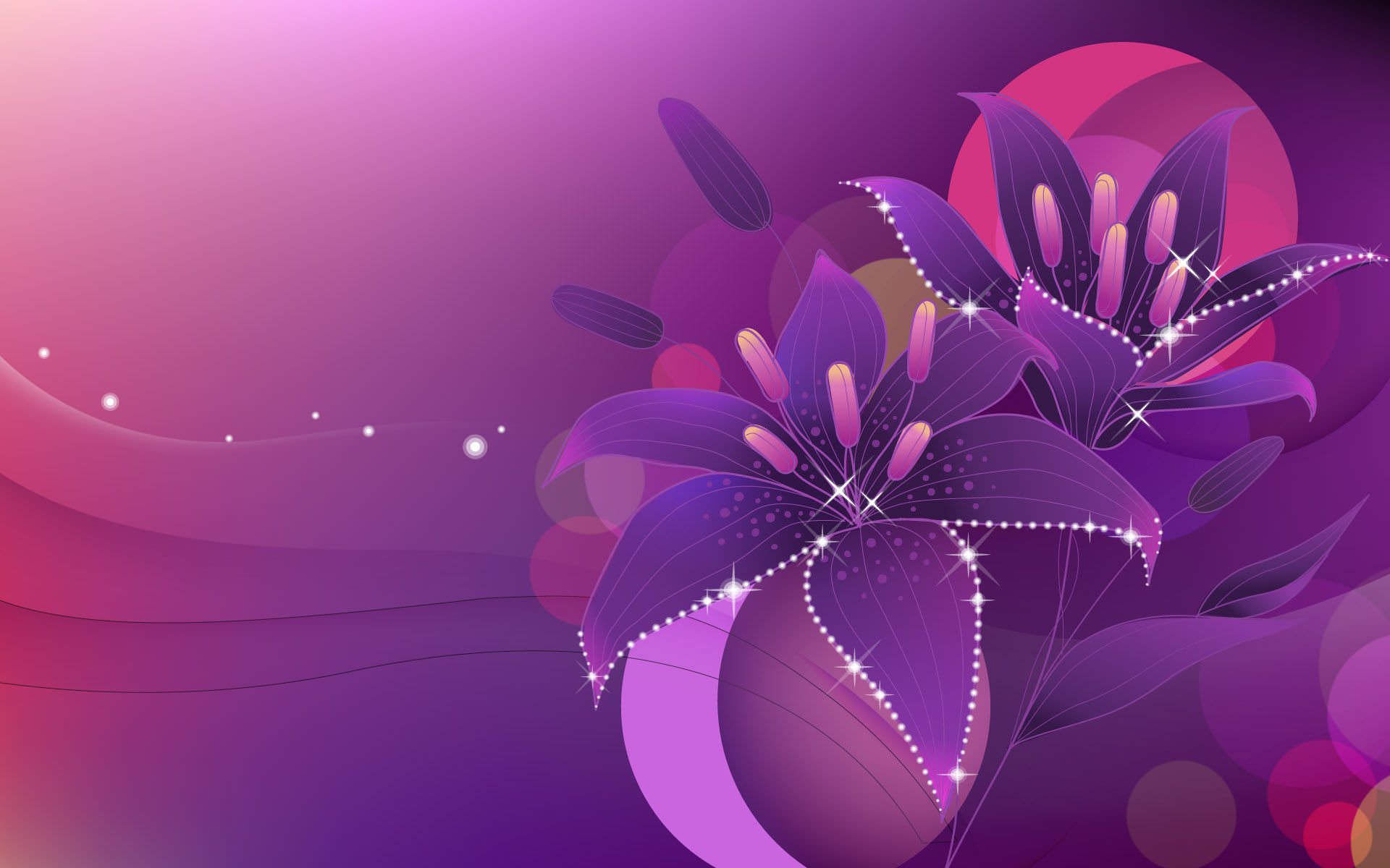 Abstract Light Purple Wallpaper