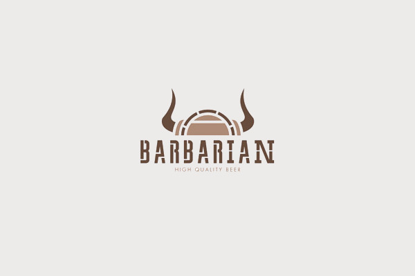 Amazing Barbarian Logo Design