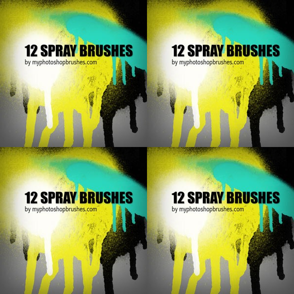 free spray brush photoshop