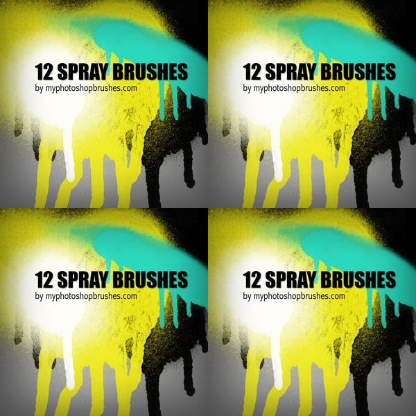 spray brush photoshop free download