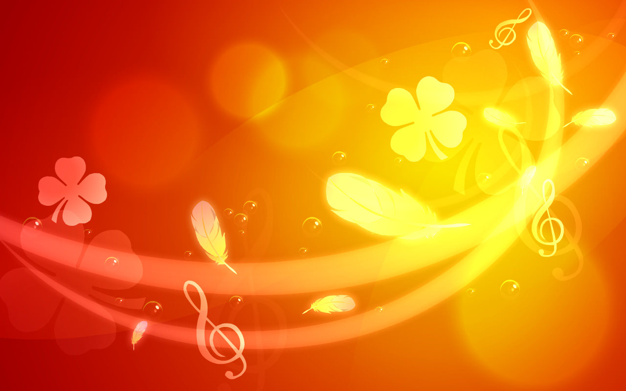 Amazing Orange Flower Background