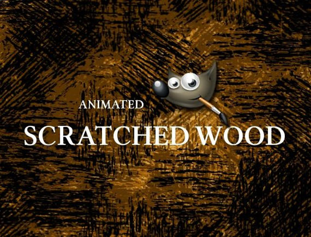 Animated Scratched Wood Brushes