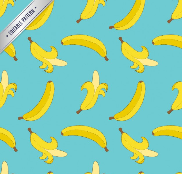 Banana Fruit Printable Pattern 