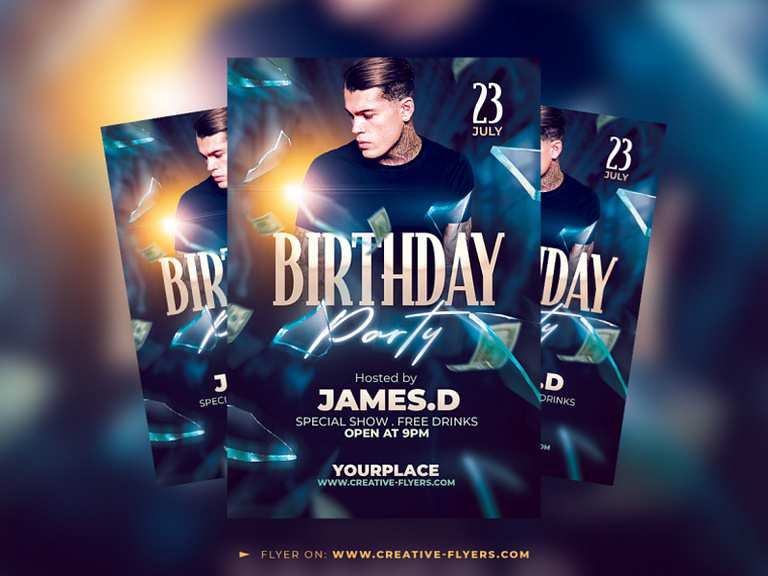 Bday Flyer Template (PSD)