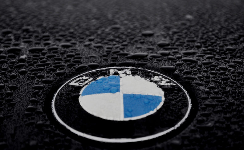 Black Abstract BMW Logo Wallpaper