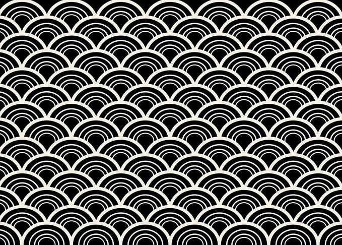 Black & White Seamless Abstract Pattern