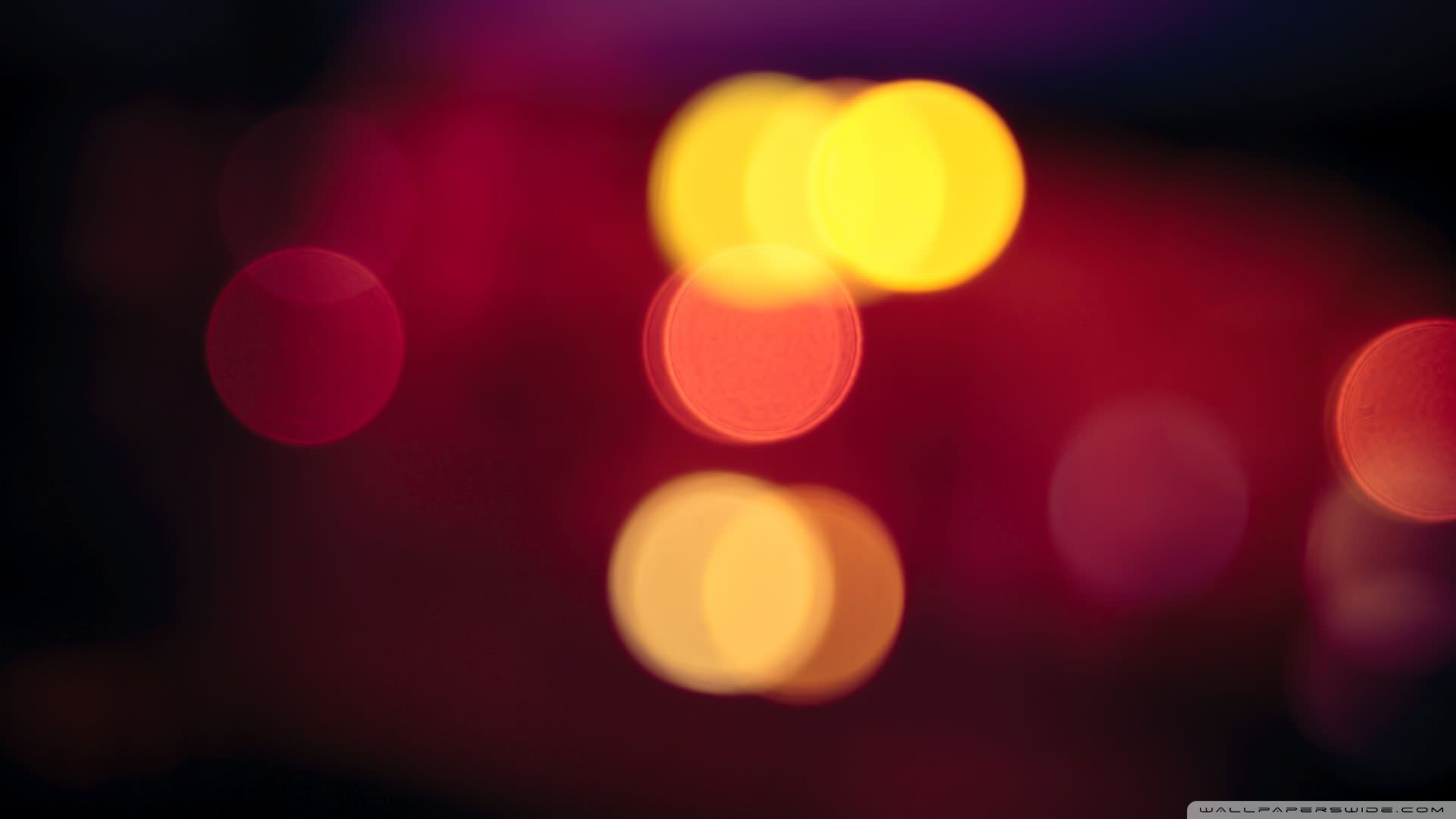 Blurred Bokeh Lights Wallpaper