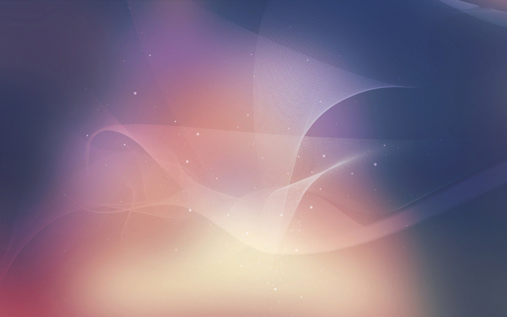 Blurred Bright Wavy Wallpaper