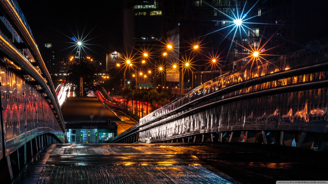 Bridge at Night Wallpaper