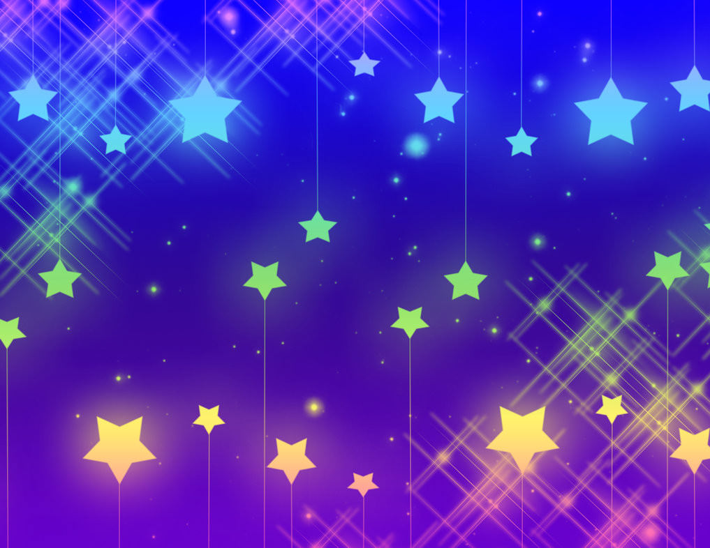 Bright Star Magical Background