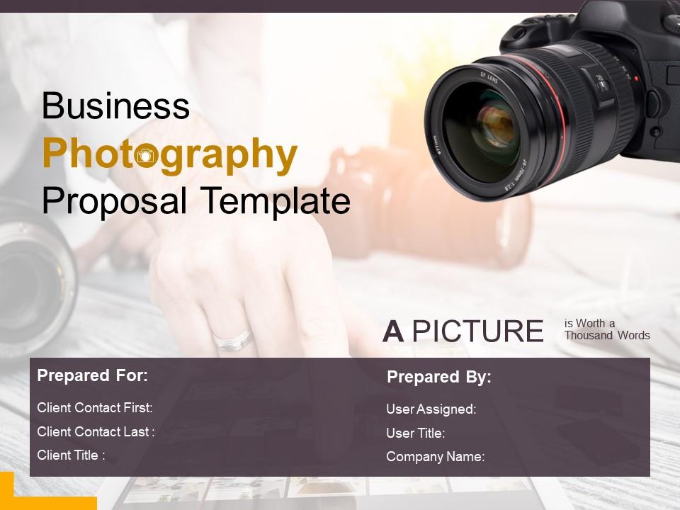 Business Photography Proposal Template