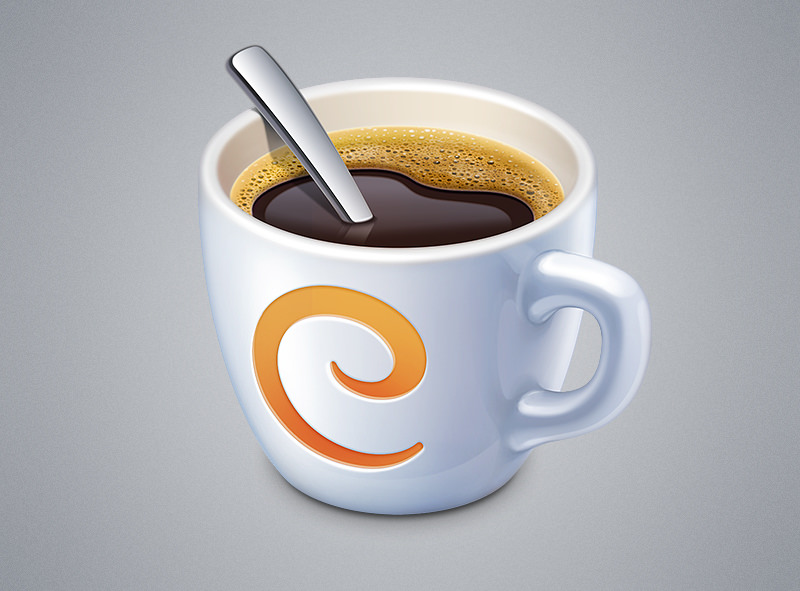 Caffeinated Cup Logo
