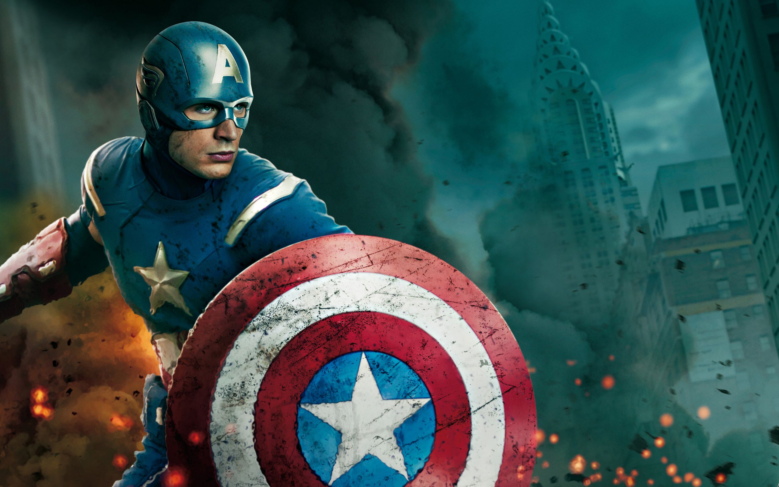 Captain America in War Wallpaper