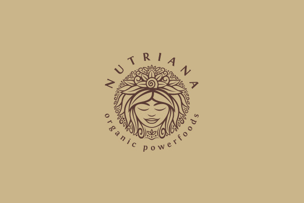 Circular Logo for Nutriana Organic Powerfood