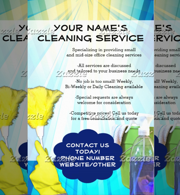 Cleaning Maid Service Business Flyer