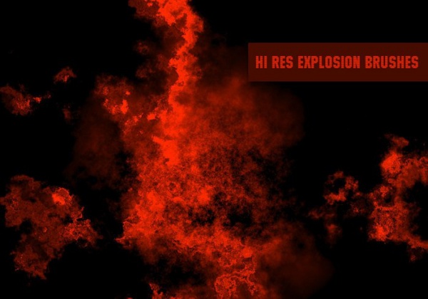 download explosion brushes photoshop