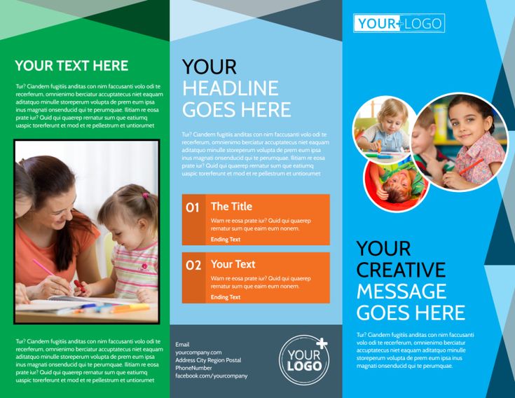 Daycare Brochure Templates