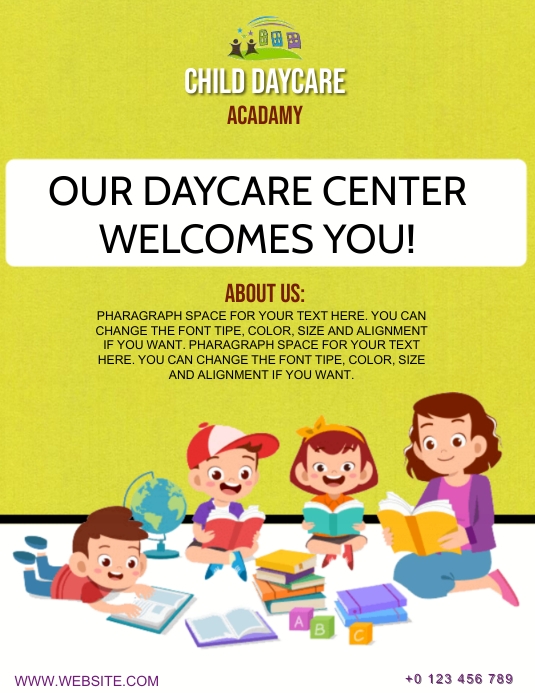 Daycare Pre School Template