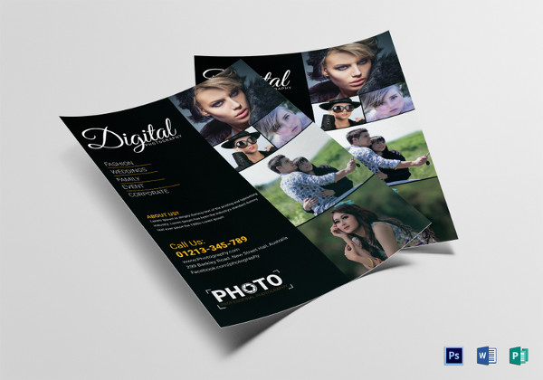 Digital Photography Flyer Template