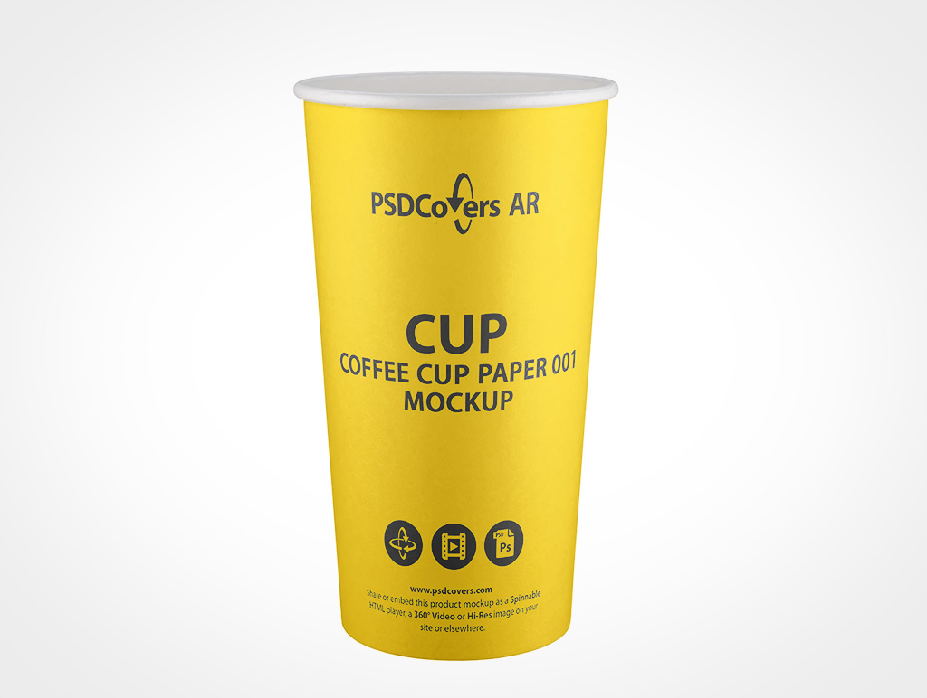 Disposable Coffee Cup Mockup