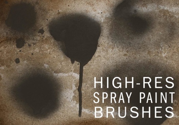 Distressed Drips & Fine Spray Brushes