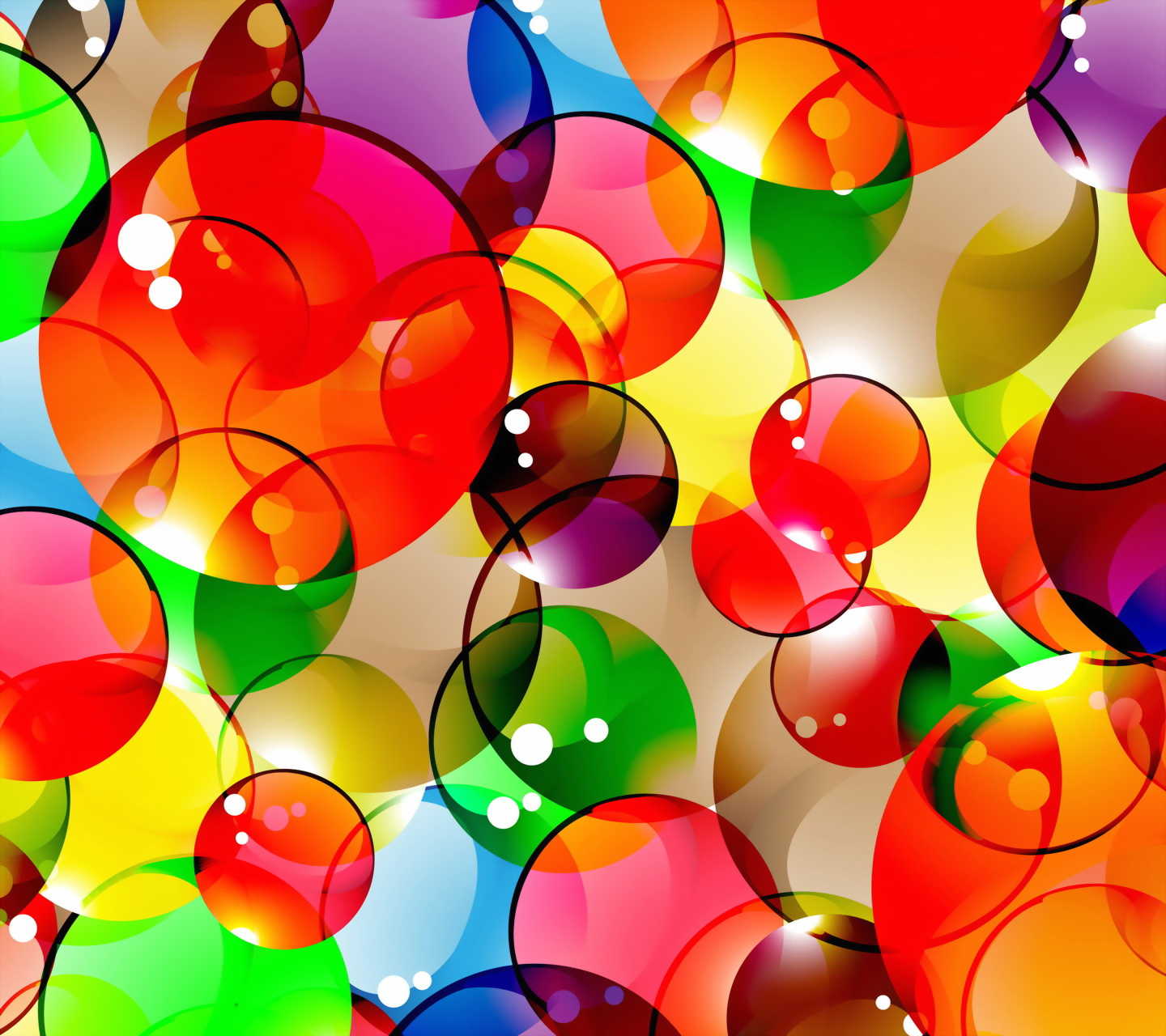 Colorful Desktop Backgrounds Bubbles