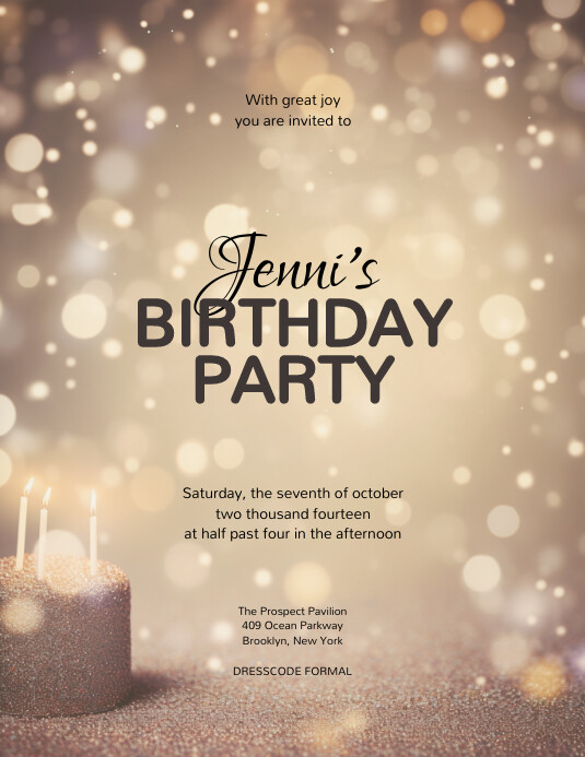 Download Birthday Party Invitation