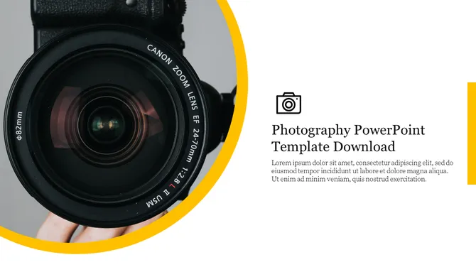 Download Free Photography PPT Template