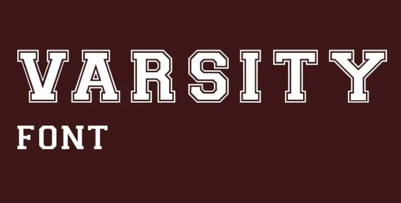 Download Free Varsity Font