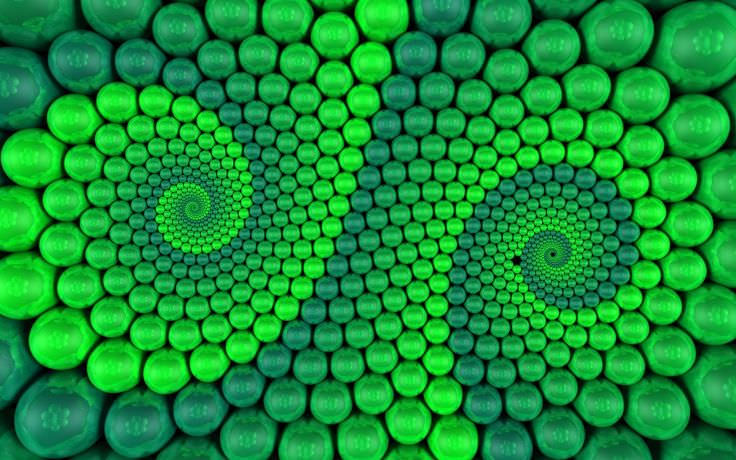 Download Green Abstract Patterns