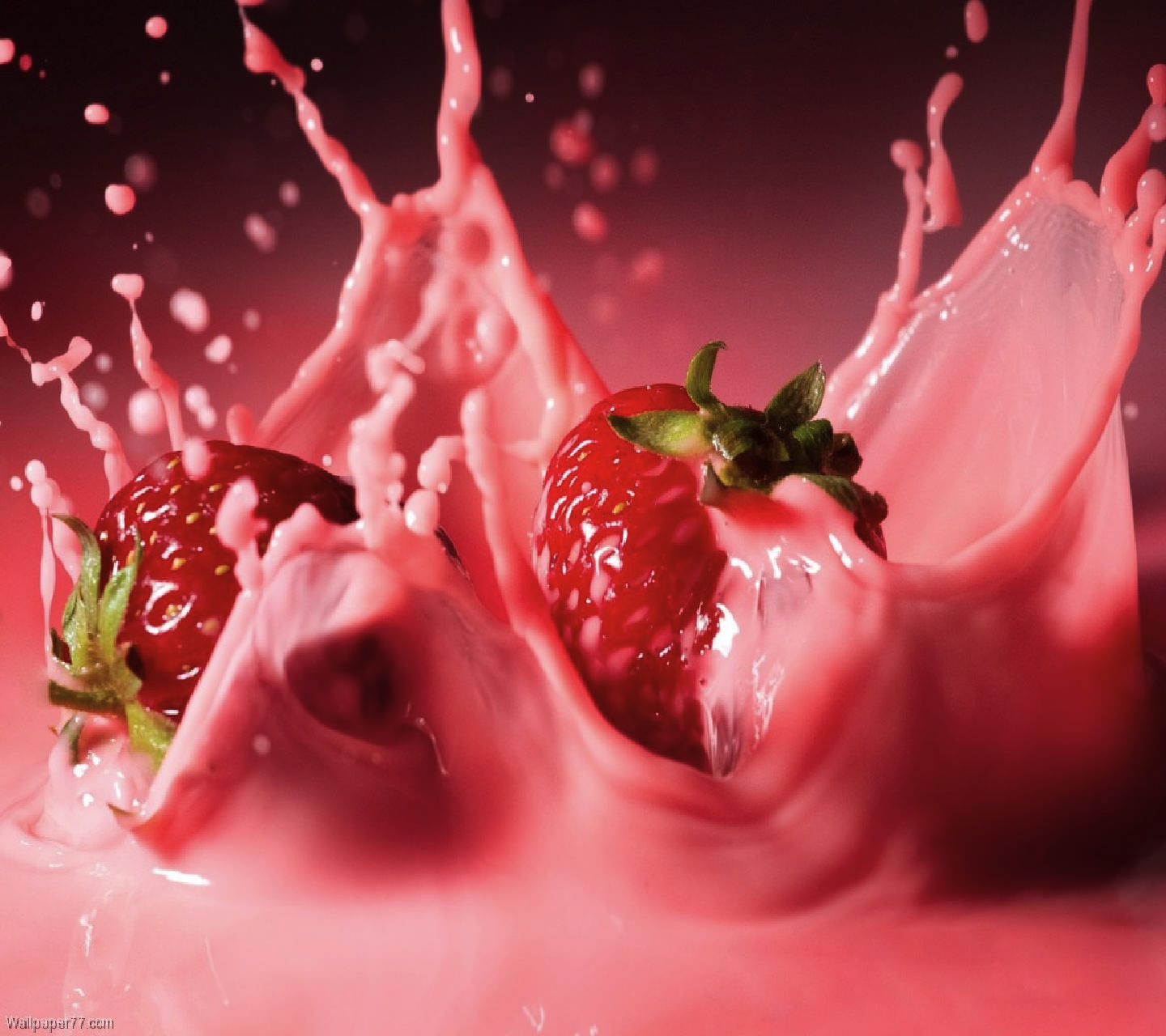 Download Strawberry Syrup Wallpaper