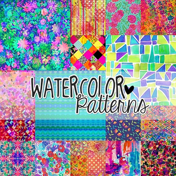 Download Watercolor Pattern For free