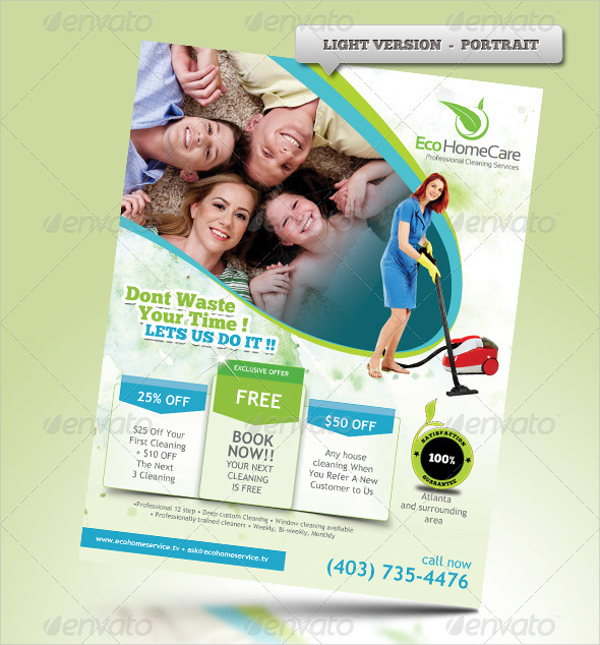 Eco Cleaning Service Flyer