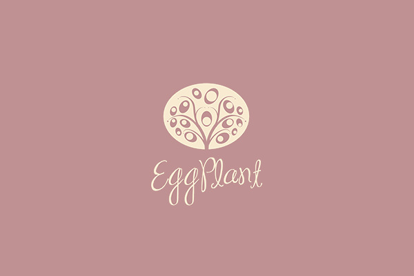 Egg Plant Logo Design For Download