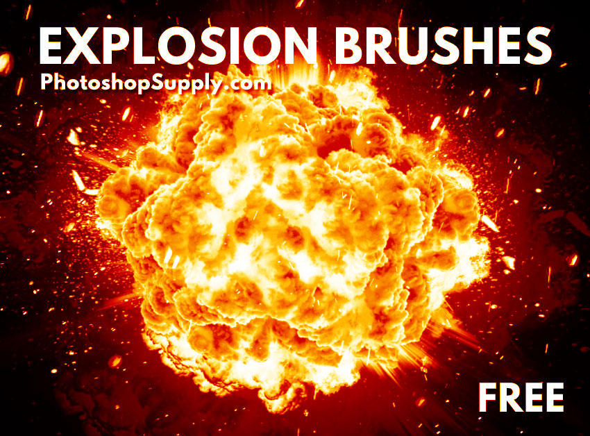 Explosion Photoshop Brushes