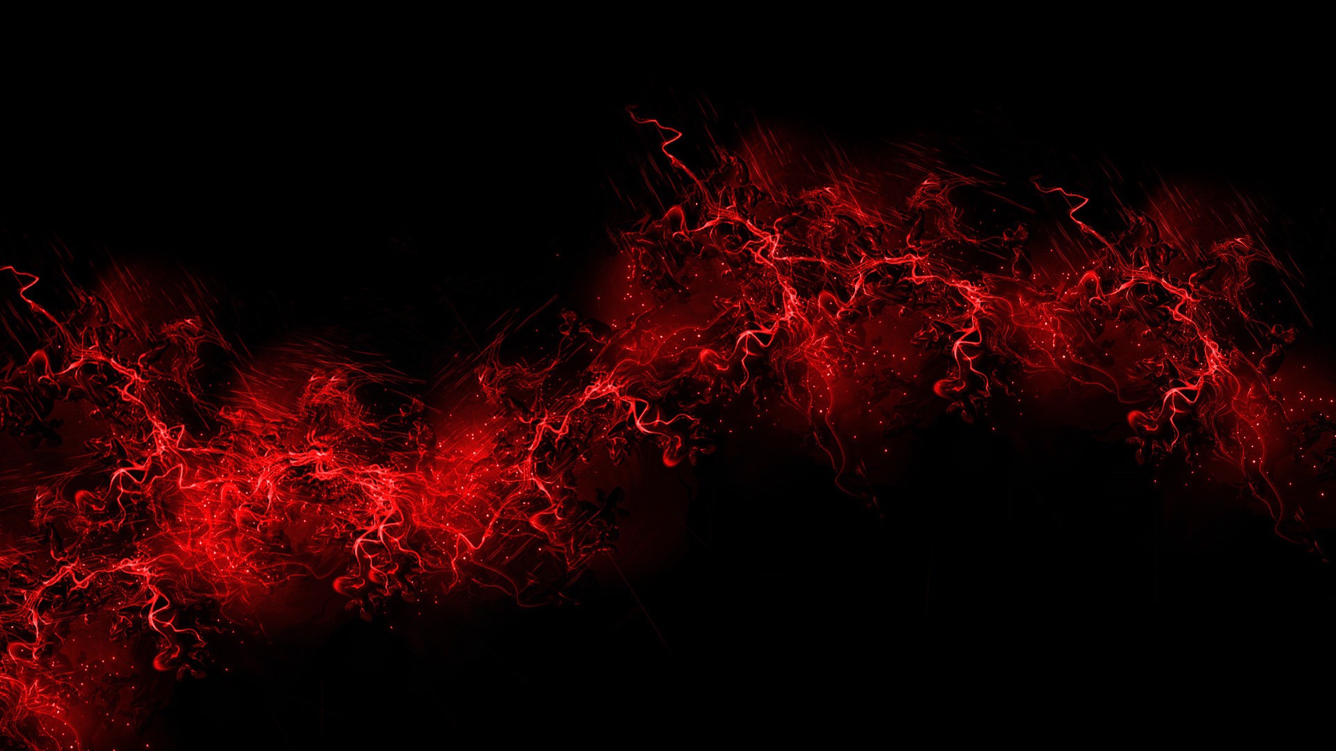 Explosion Red Abstract Background