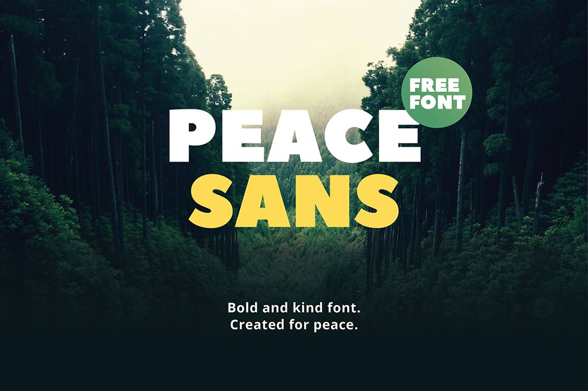 Fabulous Peace Sans Free font