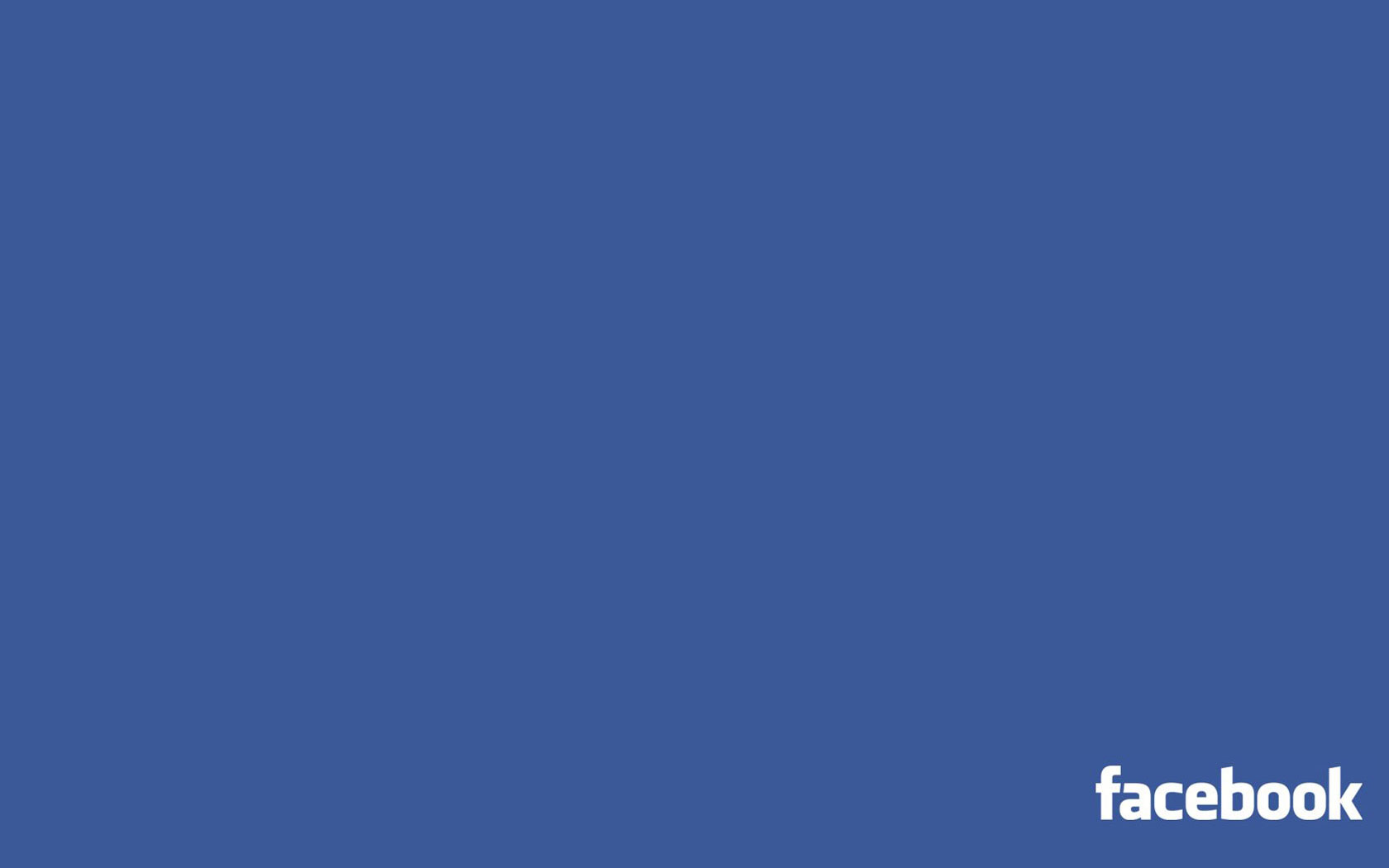 Facebook Minimalistic Wallpaper