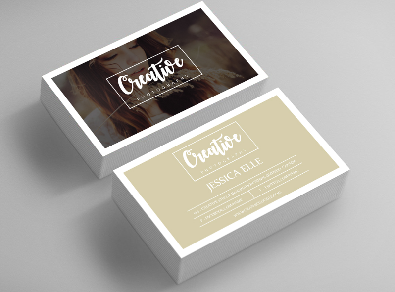 Free Creative Photography Business Card Design Template