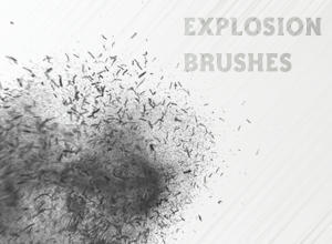 Free Grunge Explosion Vector Brush