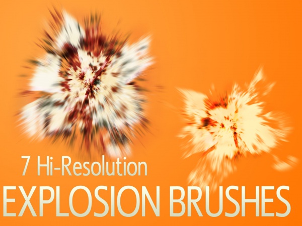Free Hi-Res Explosion Brushes
