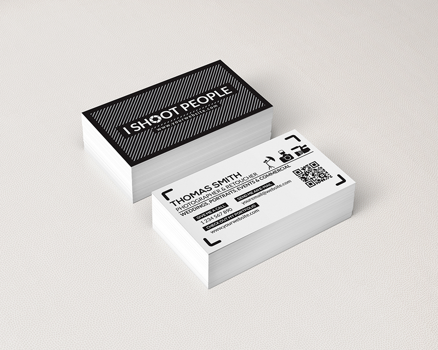 Free Photography Business Card Template