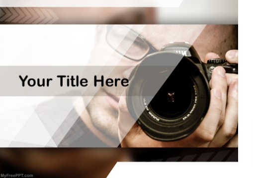 Free Professional Photography PPT Template