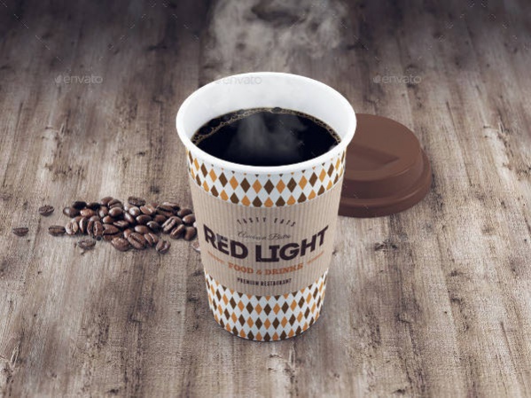 Fully Editable Coffee Cup Mockup